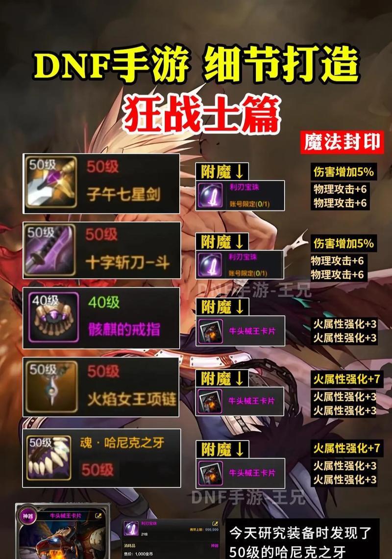 DNF魔驱职业应该携带哪些装备？搭配建议是什么？